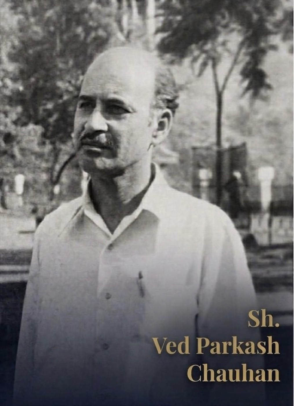 Sh. Ved Parkash Chauhan, Founder of Oriental Academy